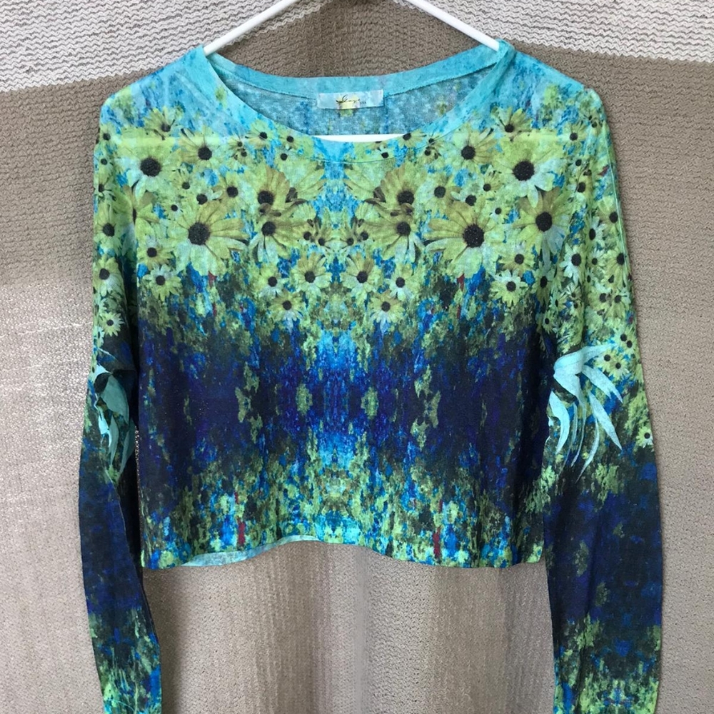 Cropped Sunflower Top